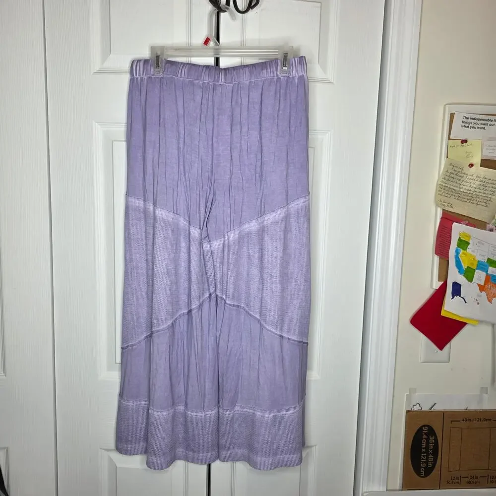 POL Ultra Soft Wide Leg Lavender Palazzo Pants Sz M/L NWT - Picture 6 of 9